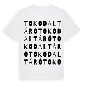 Tokodaltáró ordlek t-shirt – ekologisk bomull t-shirt från Pinshirt