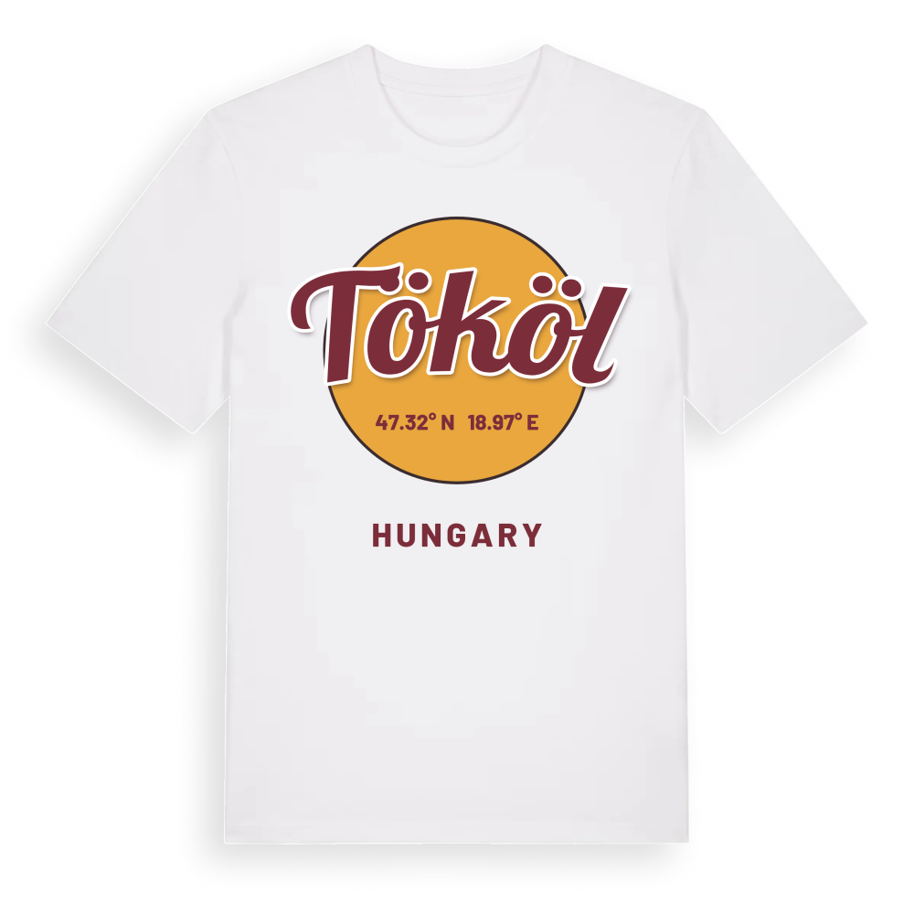 Tököl cirkel t-shirt – White, i miljö