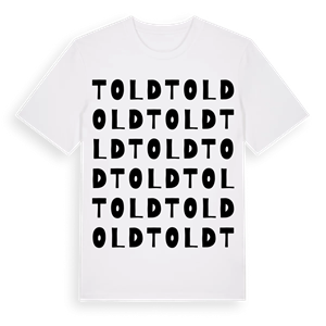 Told ordlek t-shirt – ekologisk bomull t-shirt från Pinshirt