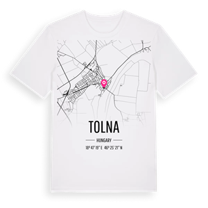 Tolna karta t-shirt – ekologisk bomull t-shirt från Pinshirt