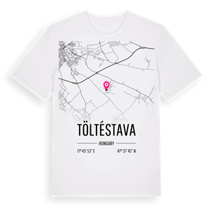 Töltéstava karta t-shirt – ekologisk bomull t-shirt från Pinshirt