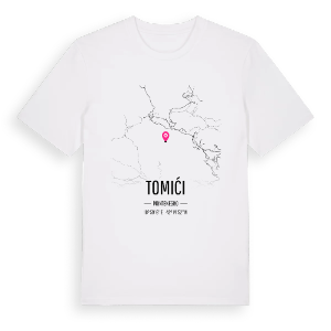 Tomići karta t-shirt – ekologisk bomull t-shirt från Pinshirt