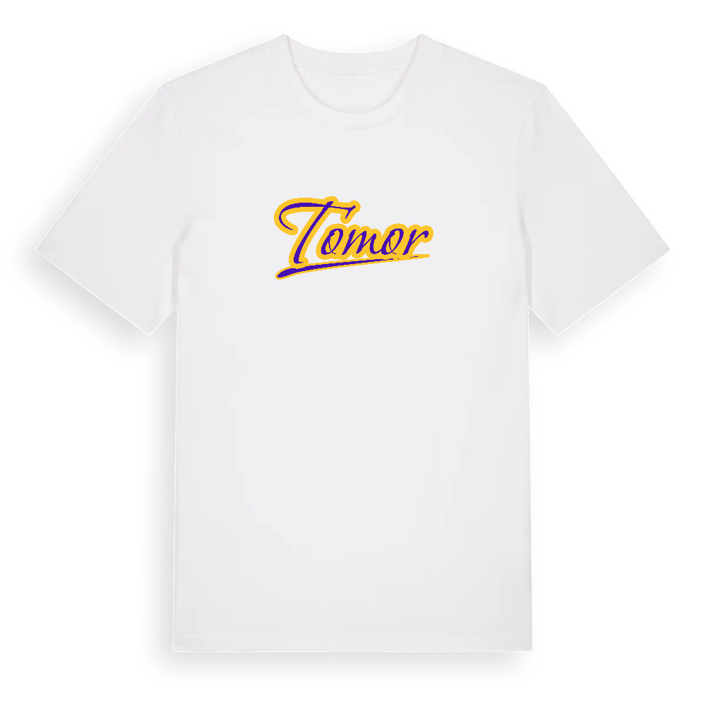 Tomor baseball t-shirt – White, i miljö