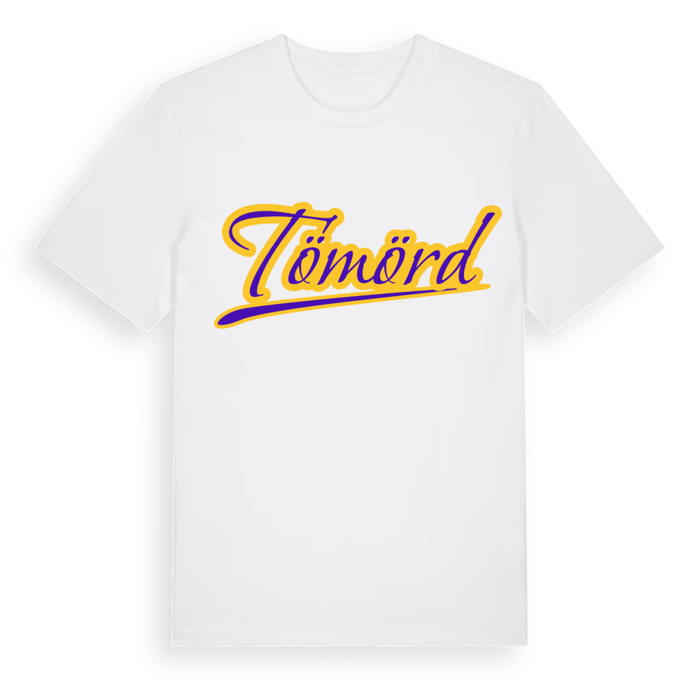 Tömörd baseball t-shirt – White, i miljö