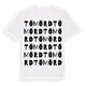 Tömörd ordlek t-shirt