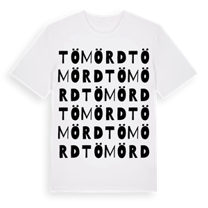 Tömörd ordlek t-shirt – ekologisk bomull t-shirt från Pinshirt