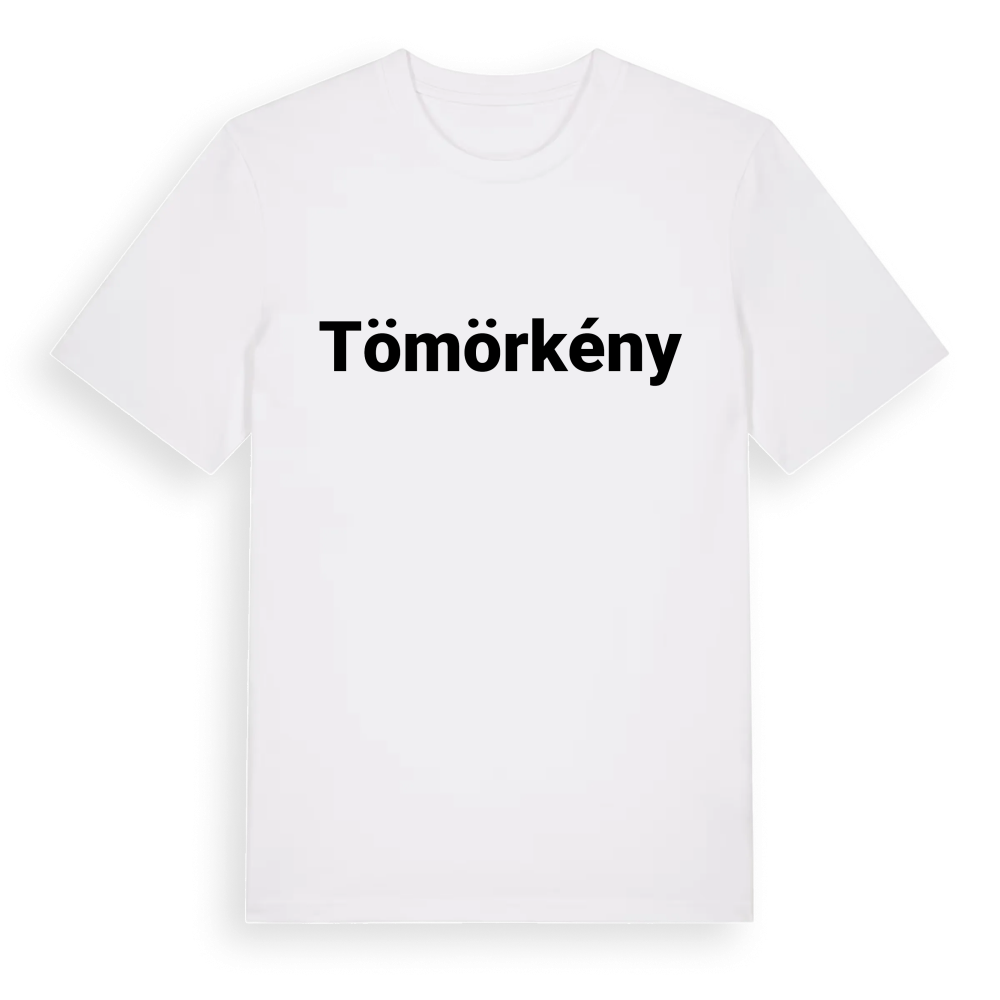 Tömörkény fetstil t-shirt – White, i miljö