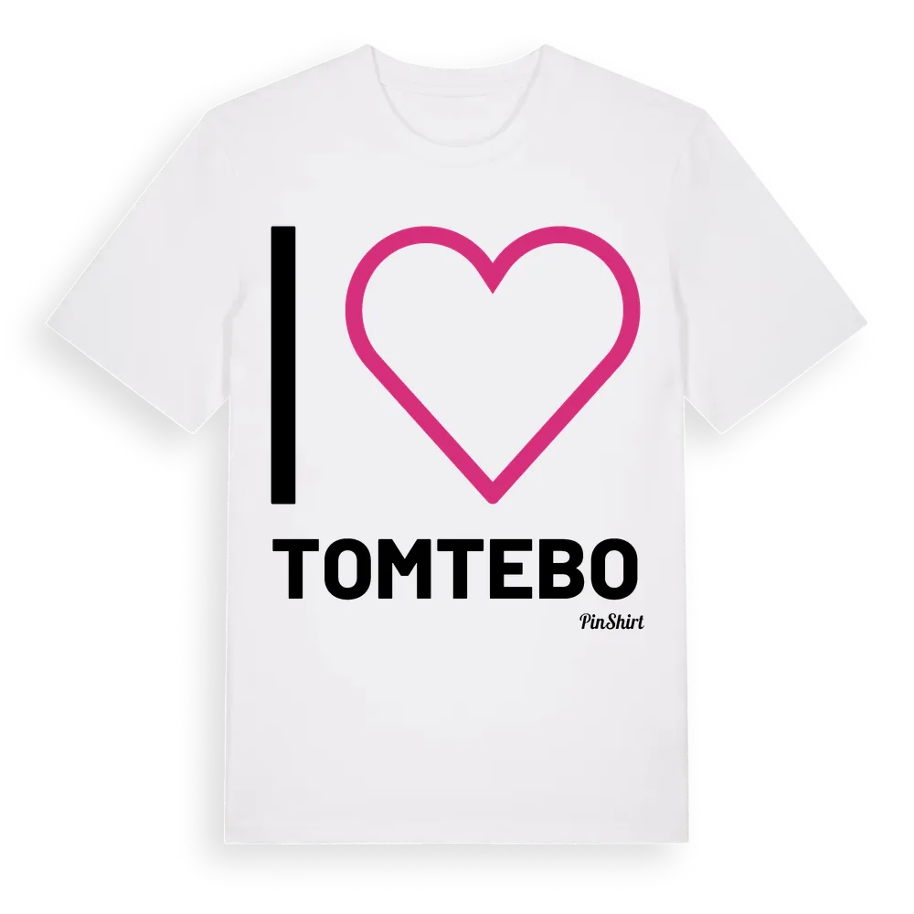 Jag älskar Tomtebo t-shirt stort tryck i miljö