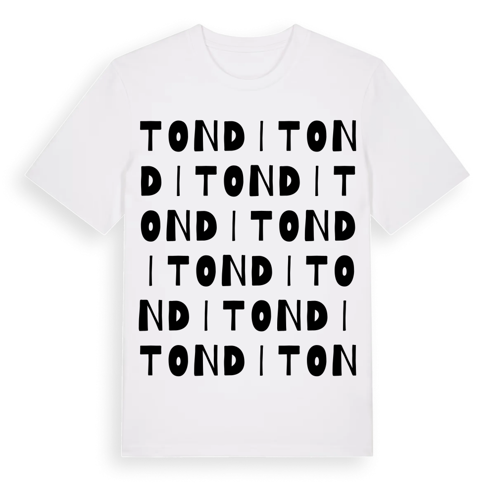 Tondi ordlek t-shirt – White, i miljö