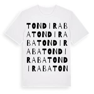 Tondiraba ordlek t-shirt – ekologisk bomull t-shirt från Pinshirt