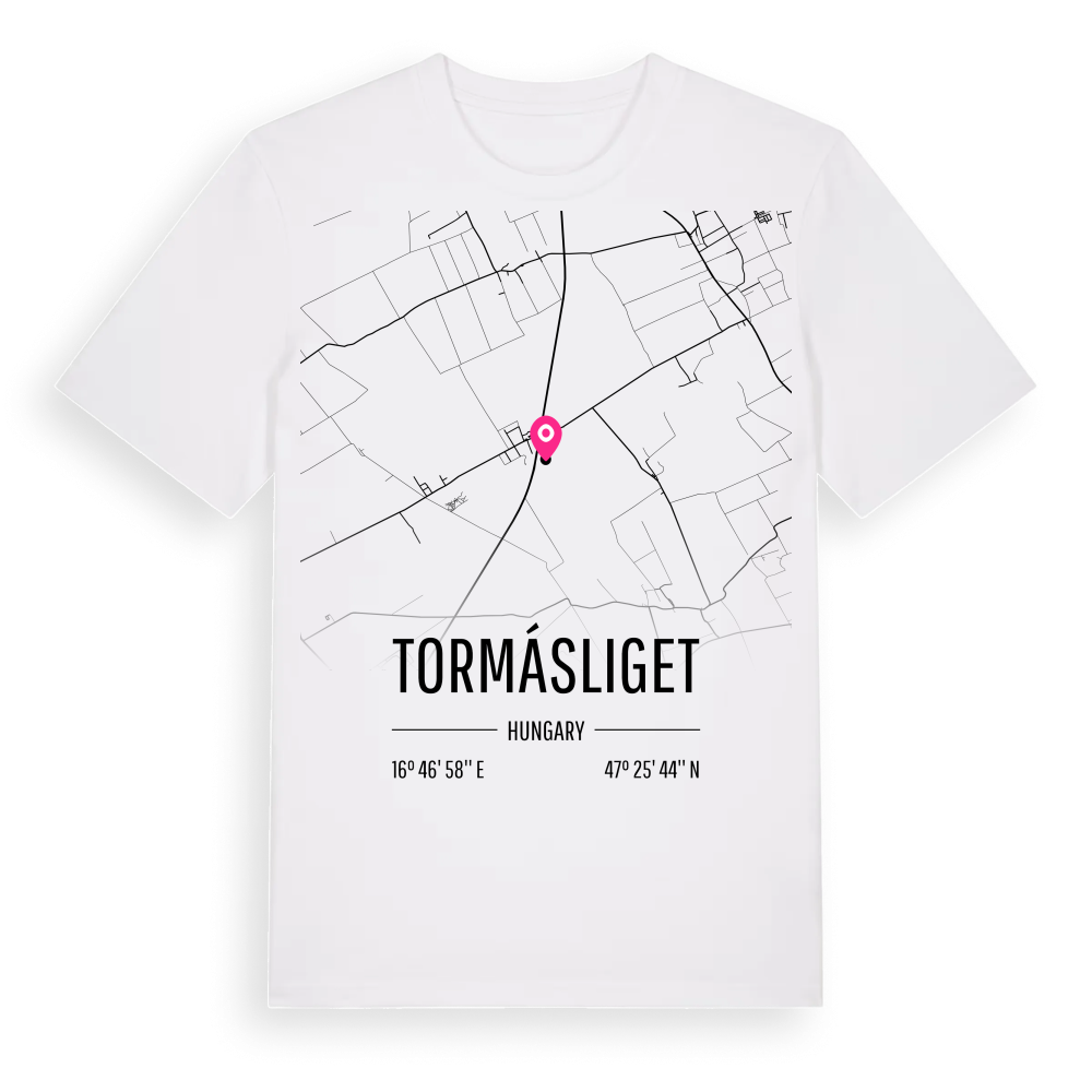 Tormásliget karta t-shirt – White, i miljö