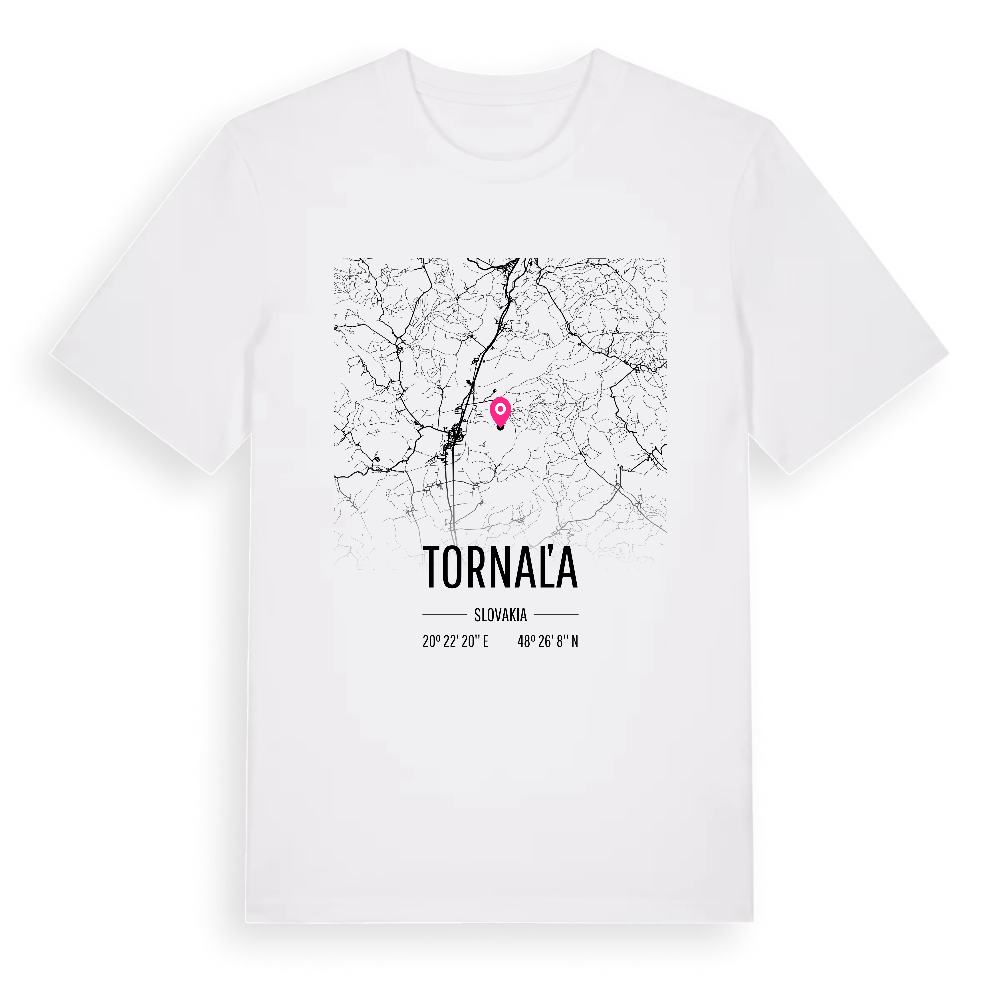 Tornaľa karta t-shirt – White, i miljö