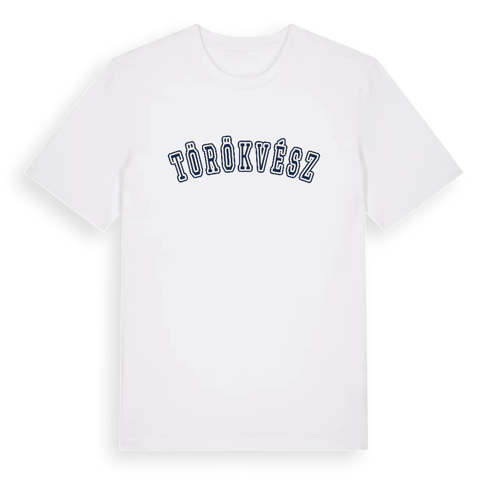 Törökvész college t-shirt – White, i miljö