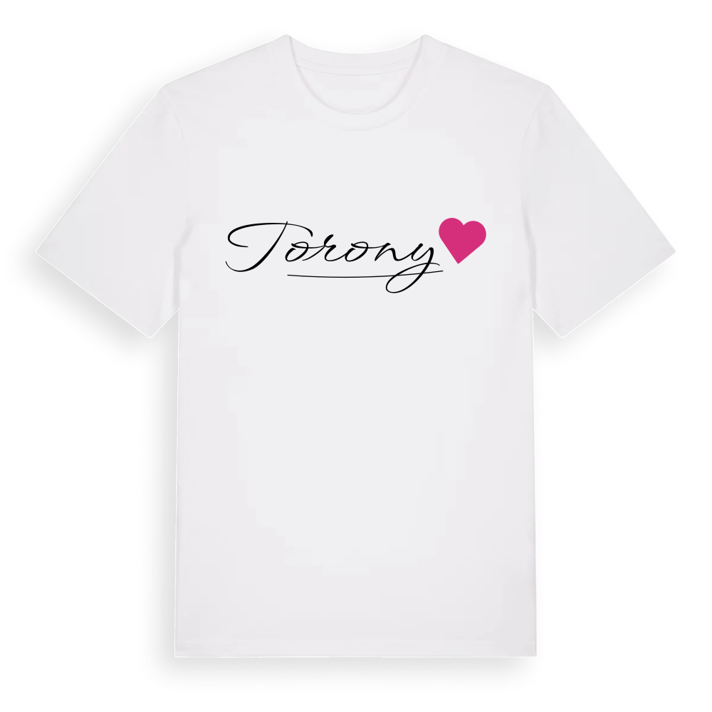 Torony hjärta t-shirt – White, i miljö