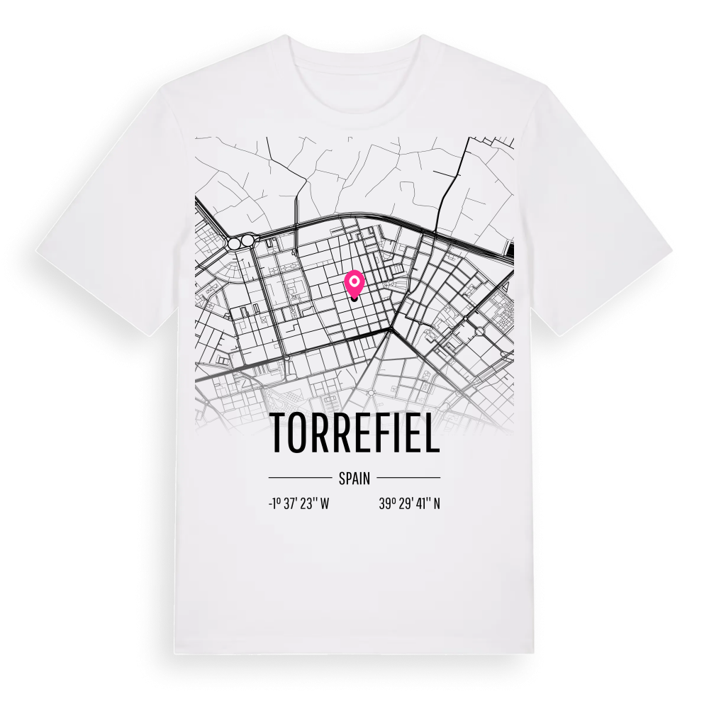 Torrefiel karta t-shirt – White, i miljö