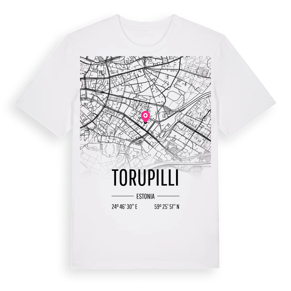 Torupilli karta t-shirt – White, i miljö