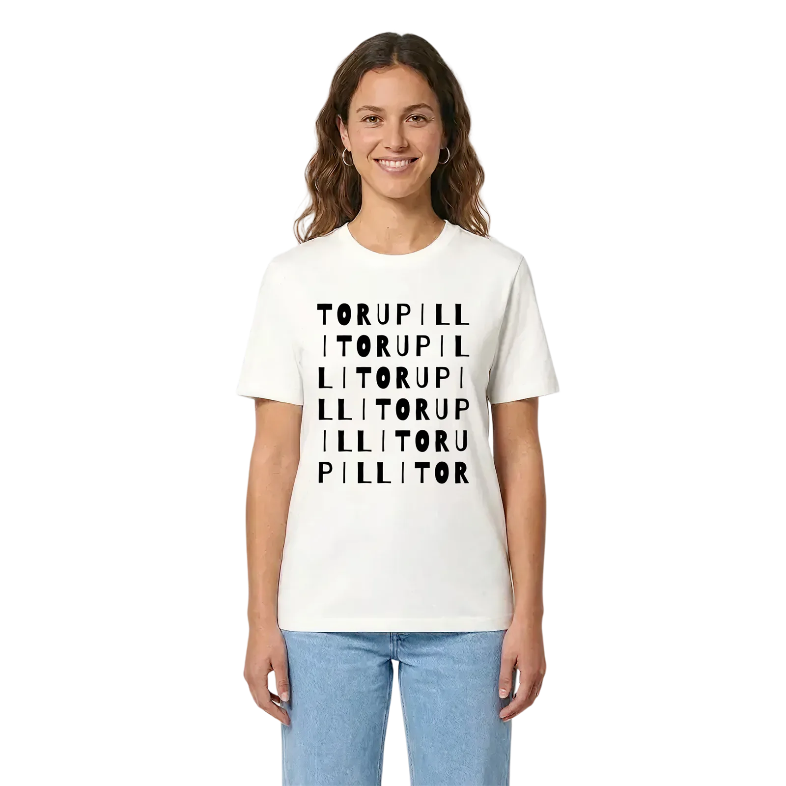 Torupilli ordlek t-shirt – White, i miljö