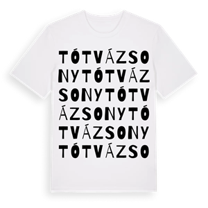 Tótvázsony ordlek t-shirt – ekologisk bomull t-shirt från Pinshirt