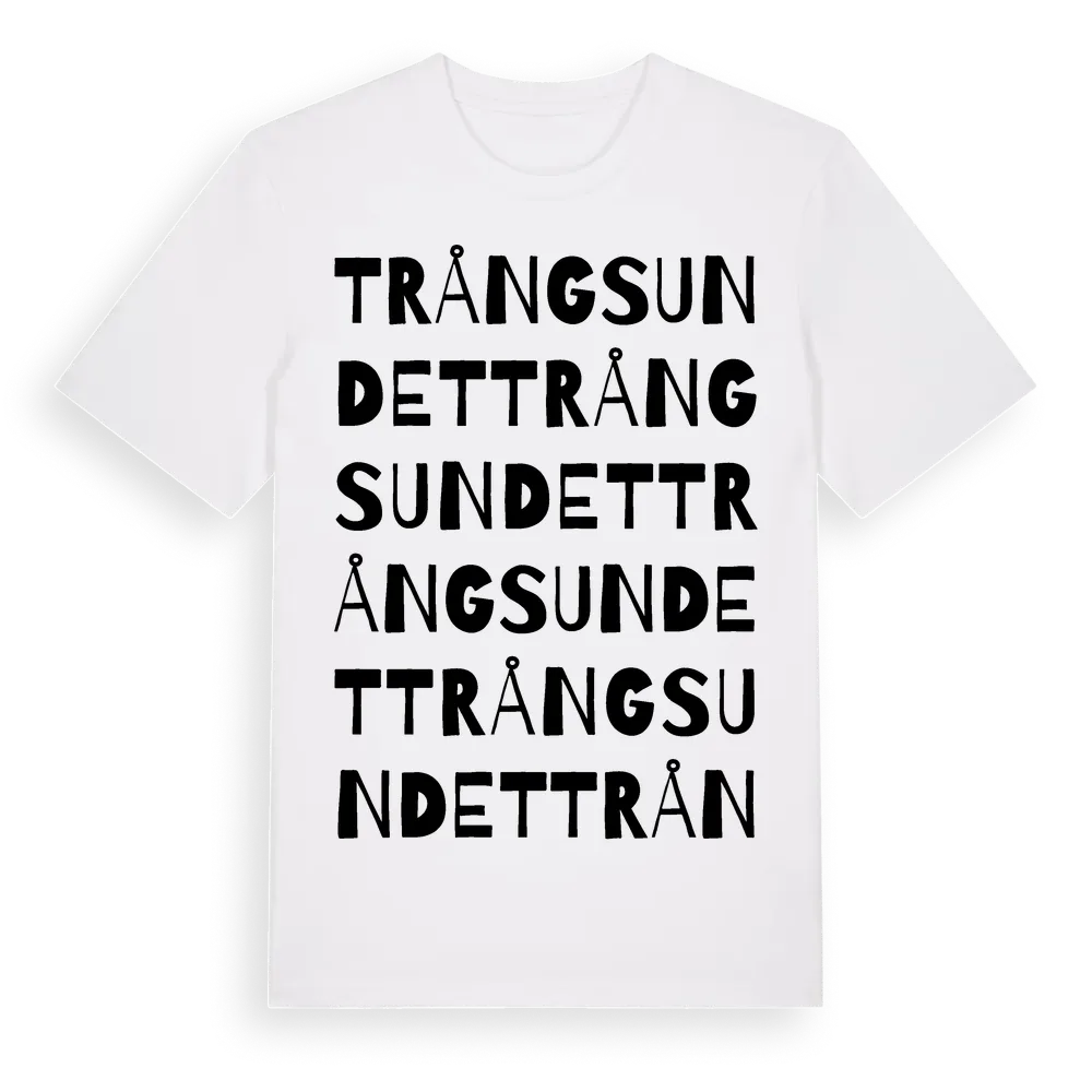 Trångsundet ordlek t-shirt i miljö