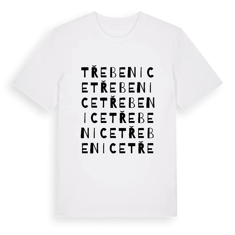 Třebenice ordlek t-shirt – White, i miljö