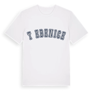 Třebenice college t-shirt – ekologisk bomull t-shirt från Pinshirt