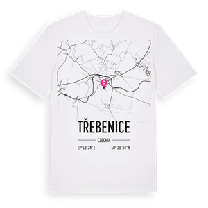 Třebenice karta t-shirt – ekologisk bomull t-shirt från Pinshirt