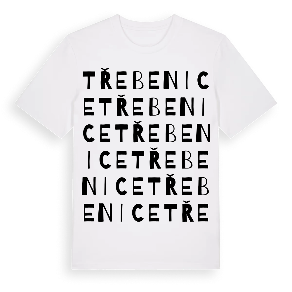 Třebenice ordlek t-shirt – White, i miljö