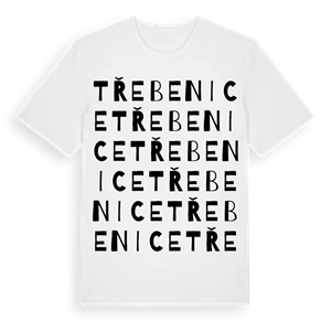 Třebenice ordlek t-shirt – ekologisk bomull t-shirt från Pinshirt