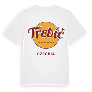 Třebíč cirkel t-shirt – ekologisk bomull t-shirt från Pinshirt