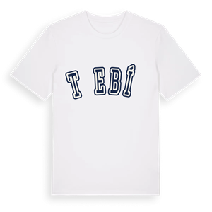 Třebíč college t-shirt – ekologisk bomull t-shirt från Pinshirt