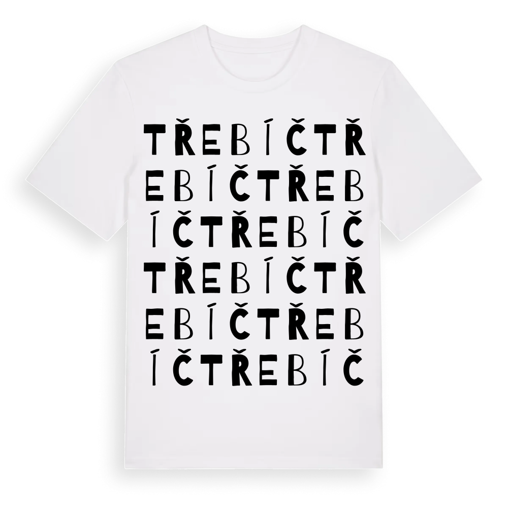Třebíč ordlek t-shirt – White, i miljö
