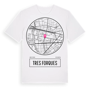 Tres Forques t-shirt – ekologisk bomull t-shirt från Pinshirt