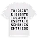 Triesen ordlek t-shirt