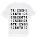Triesenberg ordlek t-shirt