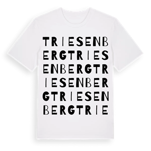Triesenberg ordlek t-shirt – ekologisk bomull t-shirt från Pinshirt