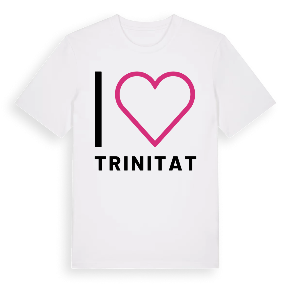 Jag älskar Trinitat t-shirt stort tryck – White, i miljö