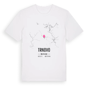 Trnovo karta t-shirt – ekologisk bomull t-shirt från Pinshirt