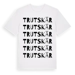 Trutskär ordlek t-shirt – ekologisk bomull t-shirt från Pinshirt