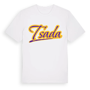 Tsada baseball t-shirt – ekologisk bomull t-shirt från Pinshirt