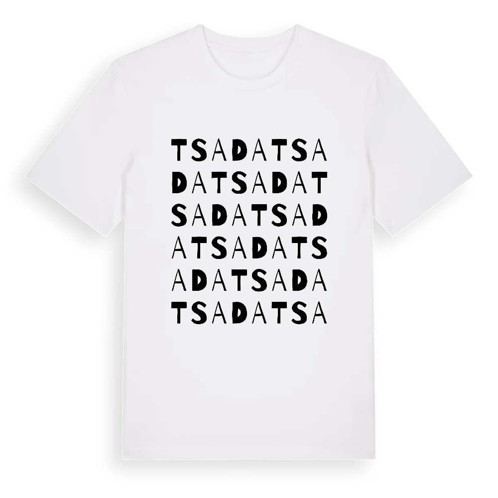 Tsada ordlek t-shirt – White, i miljö