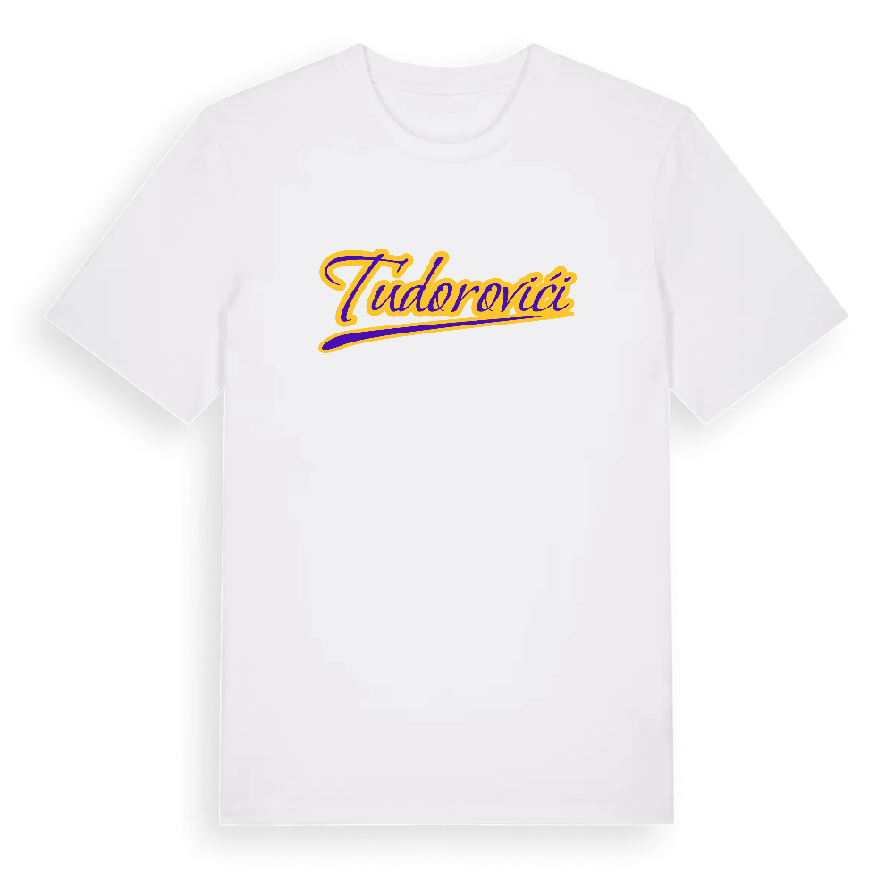 Tudorovići baseball t-shirt – White, i miljö