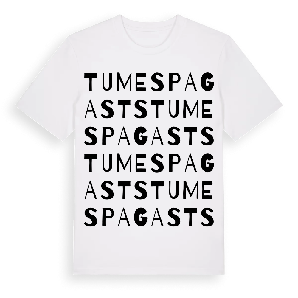 Tumes pagasts ordlek t-shirt – White, i miljö