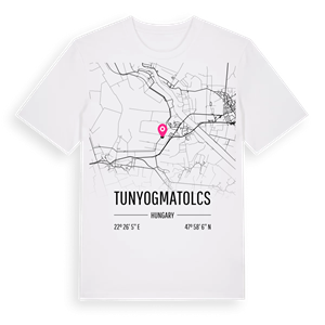 Tunyogmatolcs karta t-shirt – ekologisk bomull t-shirt från Pinshirt