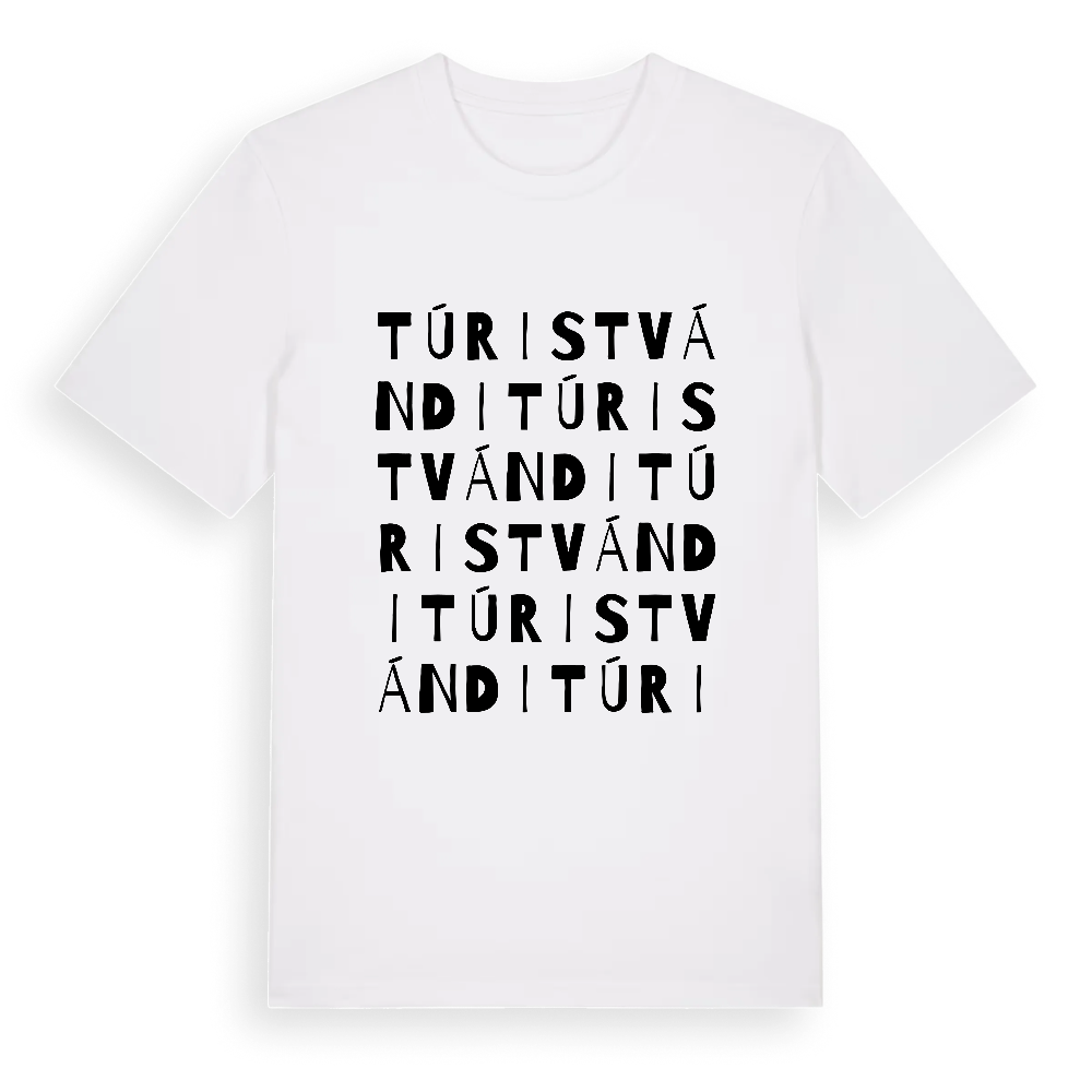Túristvándi ordlek t-shirt – White, i miljö