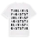Turlavas pagasts ordlek t-shirt