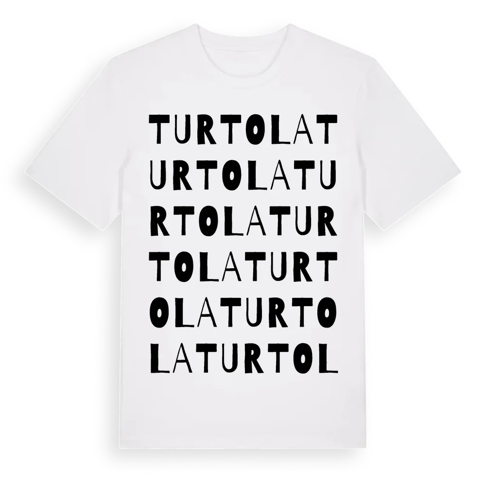 Turtola ordlek t-shirt i miljö