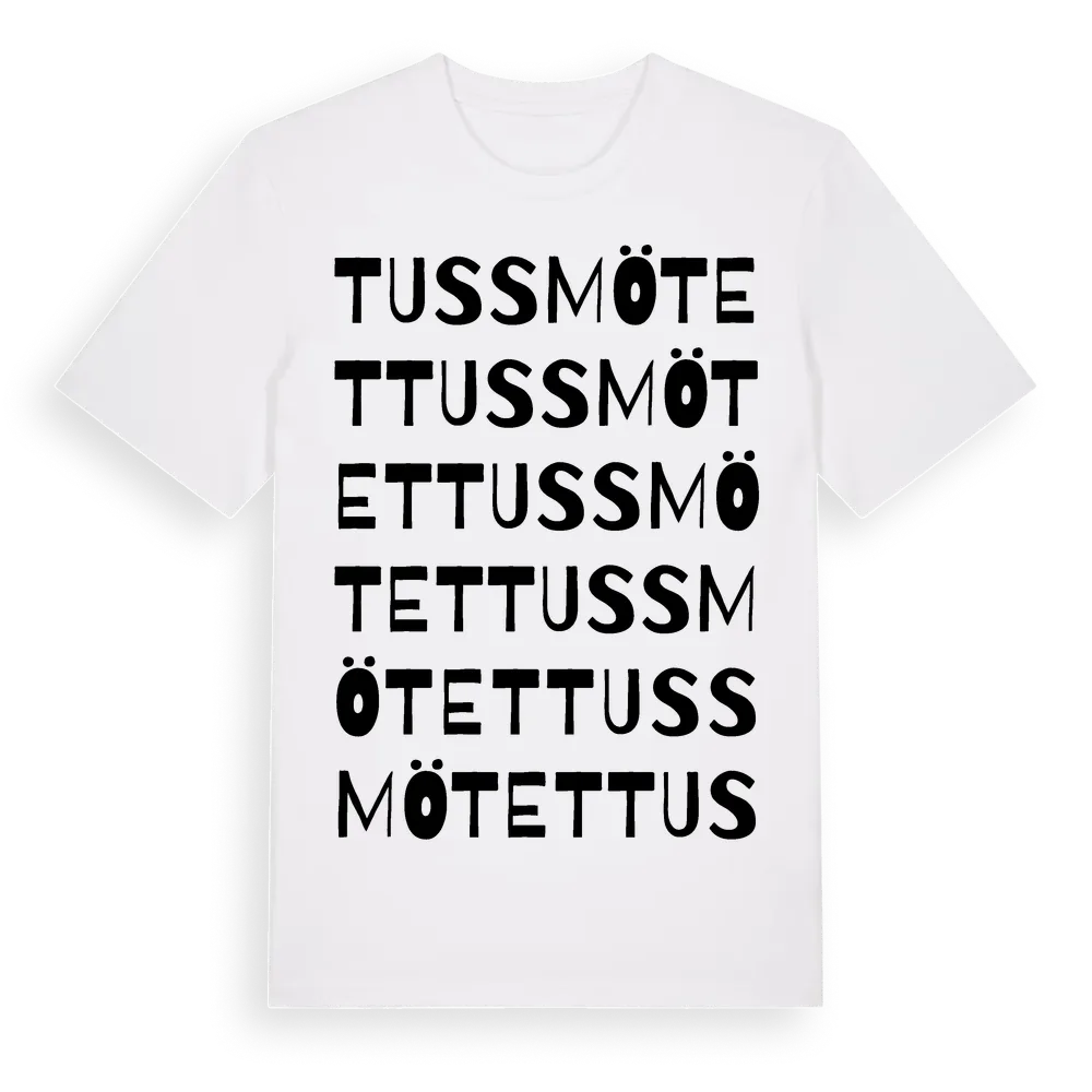 Tussmötet ordlek t-shirt i miljö