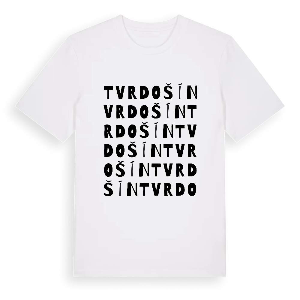 Tvrdošín ordlek t-shirt – White, i miljö