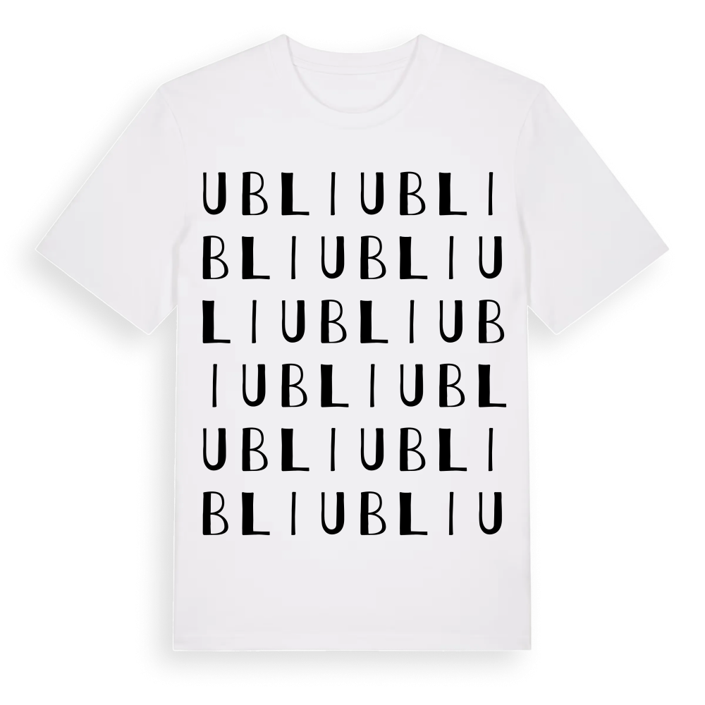 Ubli ordlek t-shirt – White, i miljö