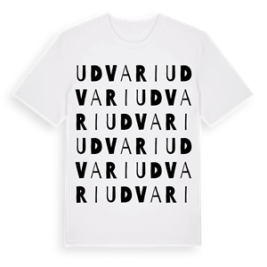 Udvari ordlek t-shirt – ekologisk bomull t-shirt från Pinshirt
